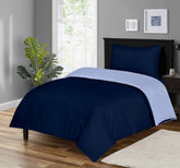 microfiber reversible duvet cover set