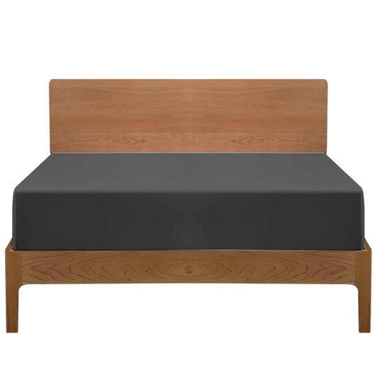 Charcoal Brushed Microfiber fitted sheets 30 cm Deep 100% Polyester