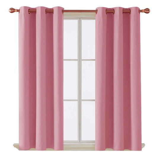 Thermal thick Blackout eyelet Curtains