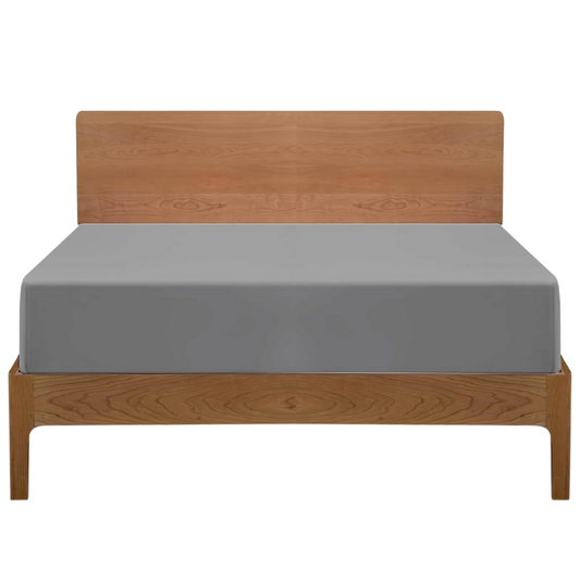 Light Grey Brushed Microfiber fitted sheets 30 cm Deep 100% Polyester