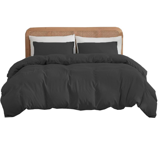 Plain Black Duvet cover Bedding set