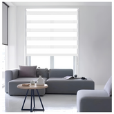 White Day and night zebra roller blinds