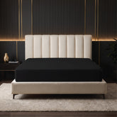 Black Microfiber fitted sheets