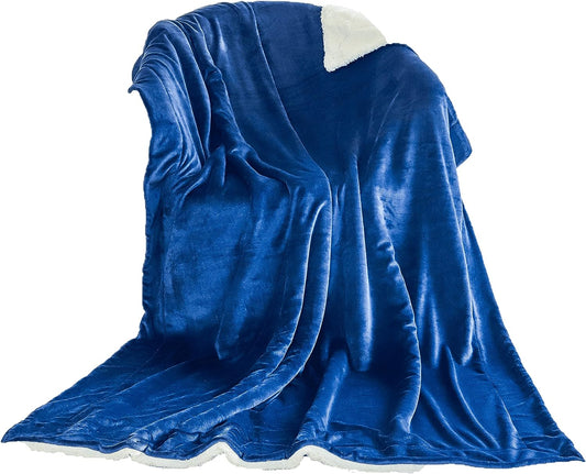 blanket throw navy