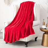 Red Flannel Fleece Blanket