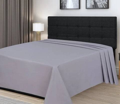 Egyptian cotton flat sheet grey