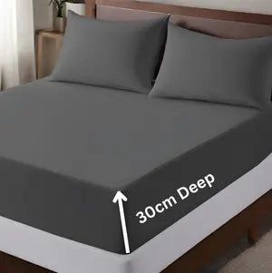 microfiber 30cm fitted sheet