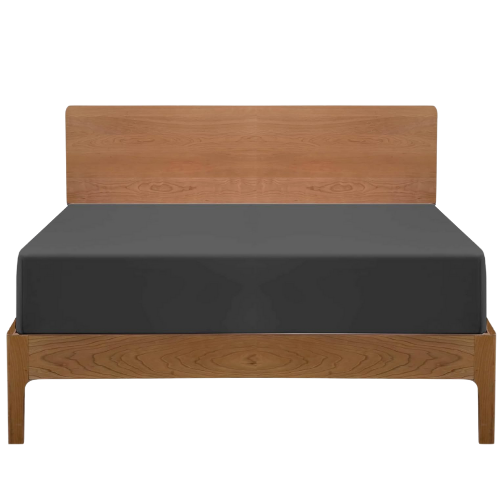 Charcoal  Brushed Microfiber fitted sheets 30 cm Deep 100% Polyester