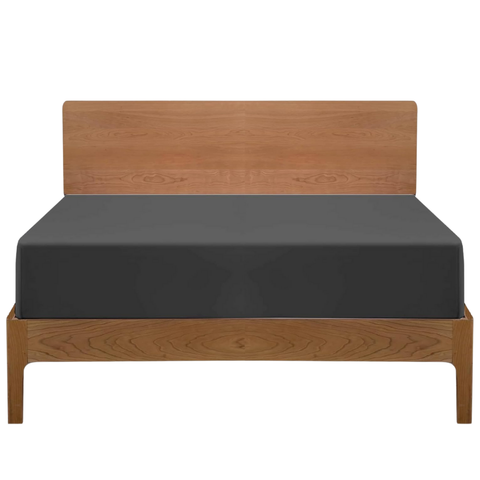 Charcoal  Brushed Microfiber fitted sheets 30 cm Deep 100% Polyester