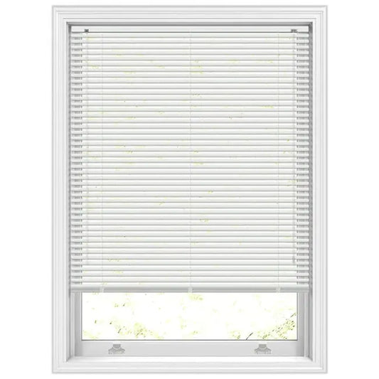 White PVC Venetian Blinds 25mm Slats Window Blind RoyalHomeFurnishing