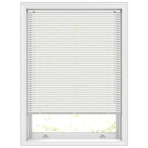 White PVC Venetian Blinds 25mm Slats Window Blind RoyalHomeFurnishing