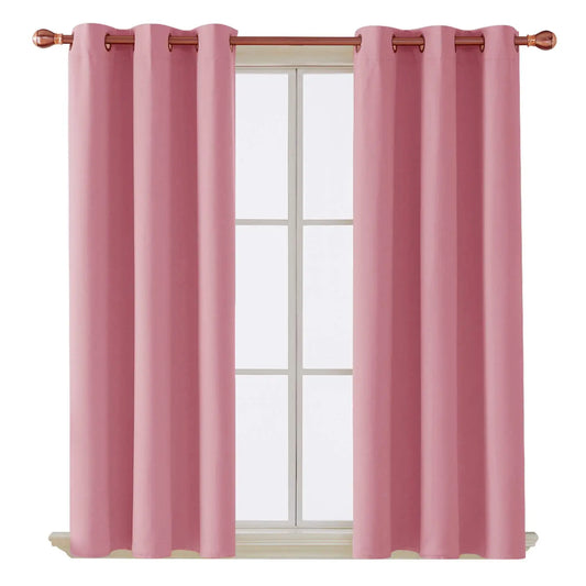 Thermal thick Blackout eyelet Curtains 