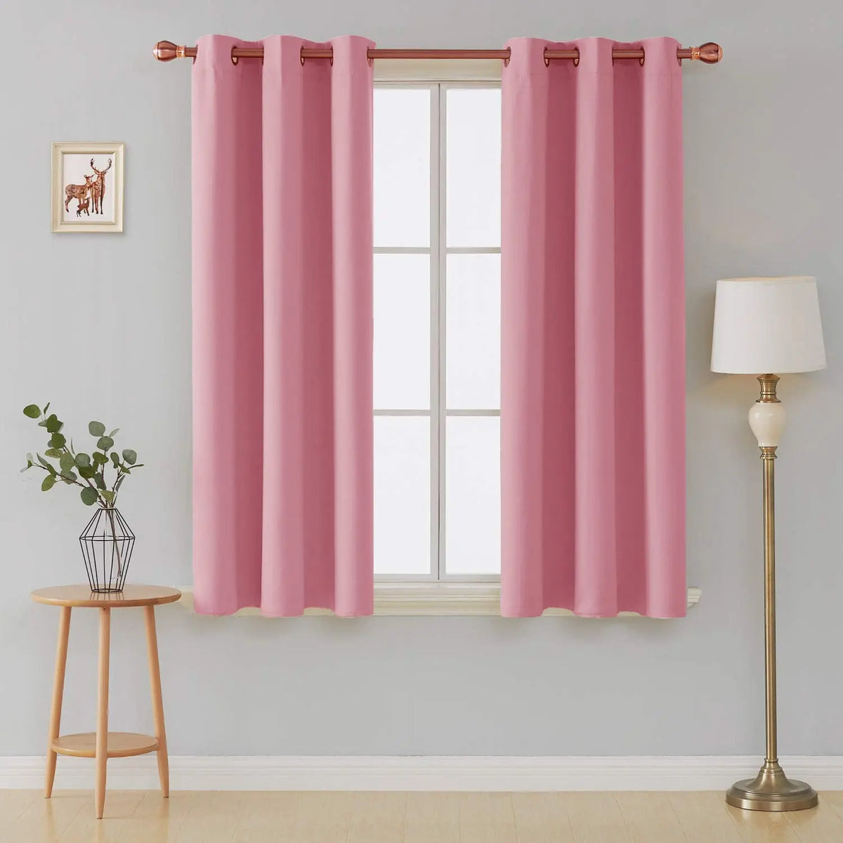 Thermal thick Blackout eyelet Curtains 