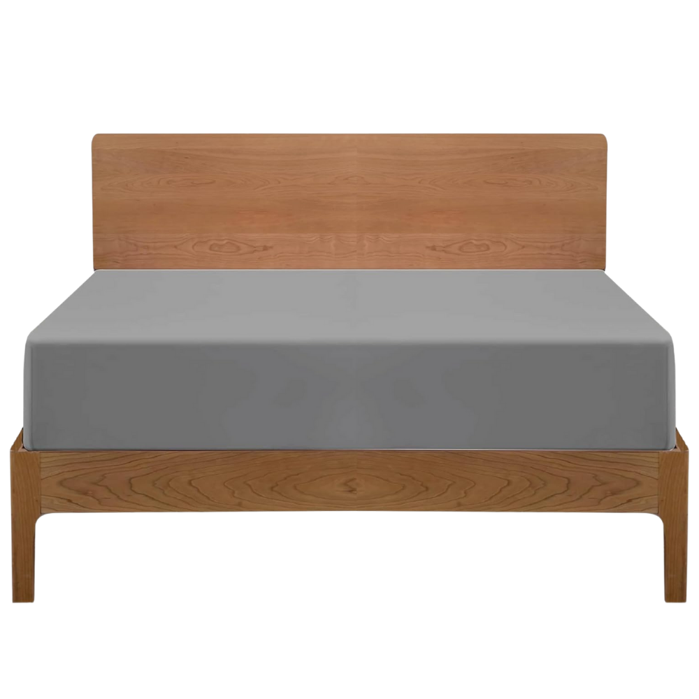 Light Grey Brushed Microfiber fitted sheets 30 cm Deep 100% Polyester