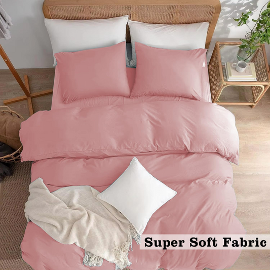 Blush Pink Plain duvet covers