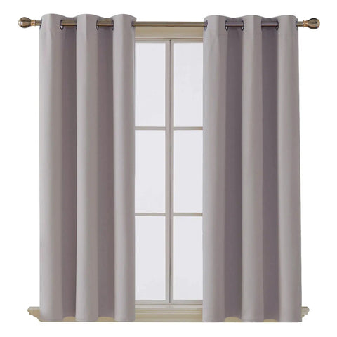 Thermal insulated blackout curtains ring top eyelet ready made