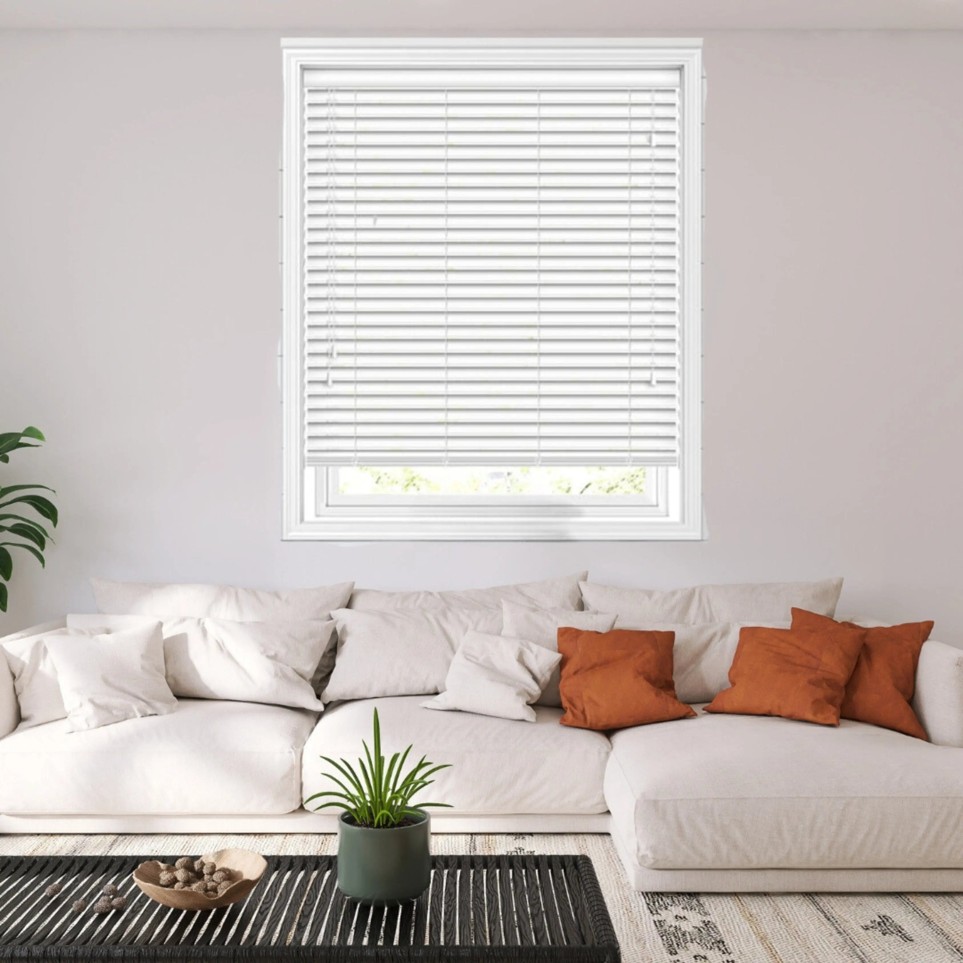 wholesale White Embossed PVC Venetian Blinds 25mm Slats Window Blind RoyalHomeFurnishing