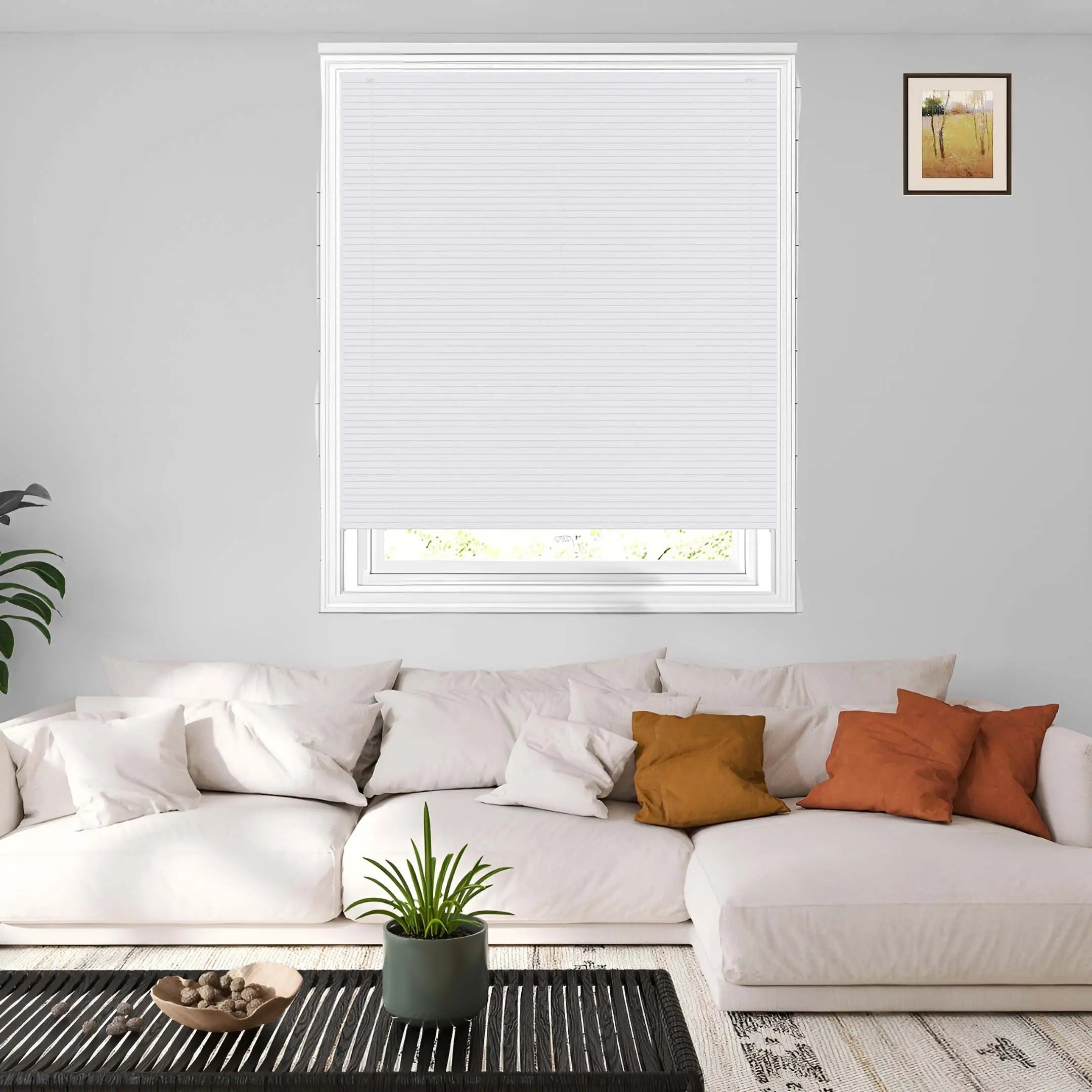 Wolesale White PVC Venetian Blinds 25mm Slats Window Blind RoyalHomeFurnishing