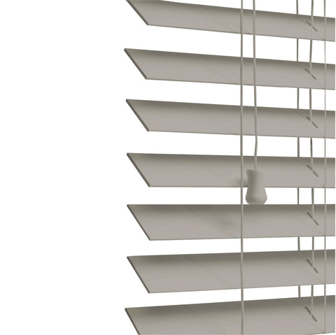 Faux Wood Blind 50MM Slats Grey Window Venetian Blinds RoyalHomeFurnishing