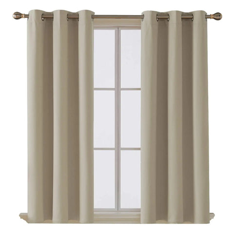 Thermal thick Blackout eyelet Curtains 