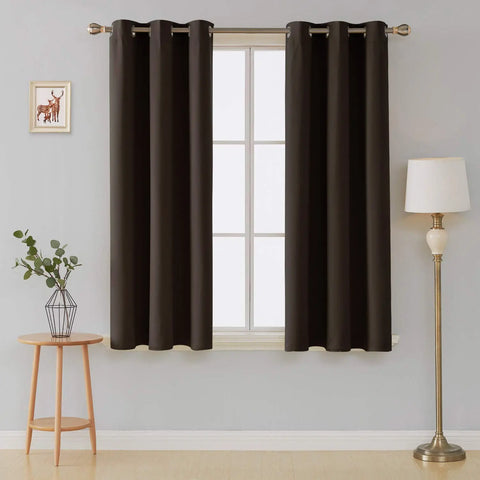 Thermal thick Blackout eyelet Curtains 