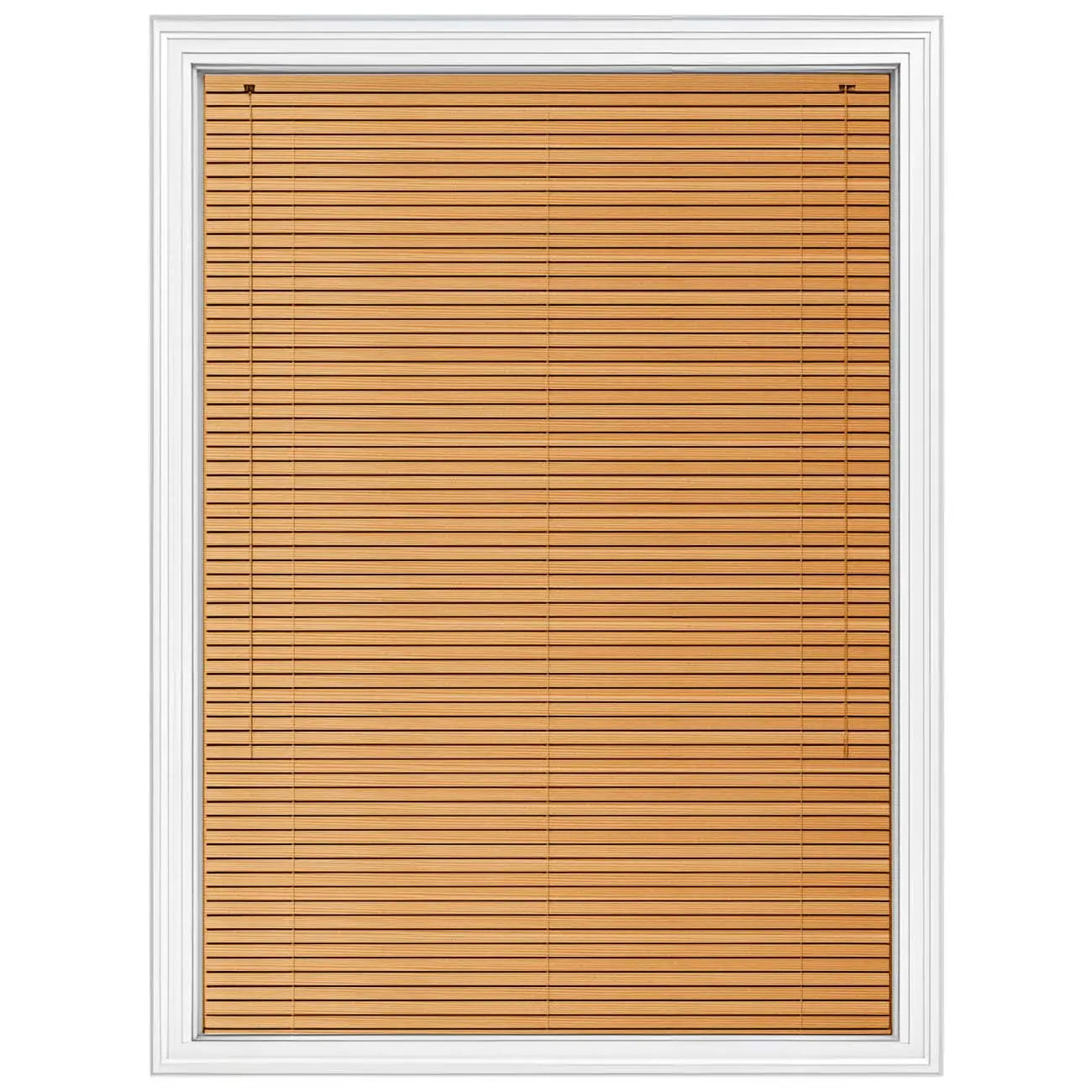 Wholesale  Teak PVC Venetian Blinds 25mm Slats Wood Grain Effect Window Blind RoyalHomeFurnishing