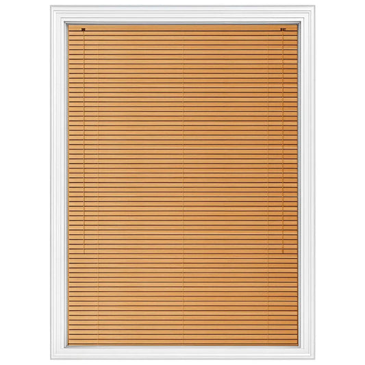 Wholesale  Teak PVC Venetian Blinds 25mm Slats Wood Grain Effect Window Blind RoyalHomeFurnishing