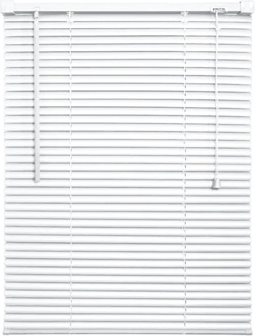 White PVC Venetian Blinds 25mm Slats Window Treatment Trimmable Easy Fit Child Safe Home office