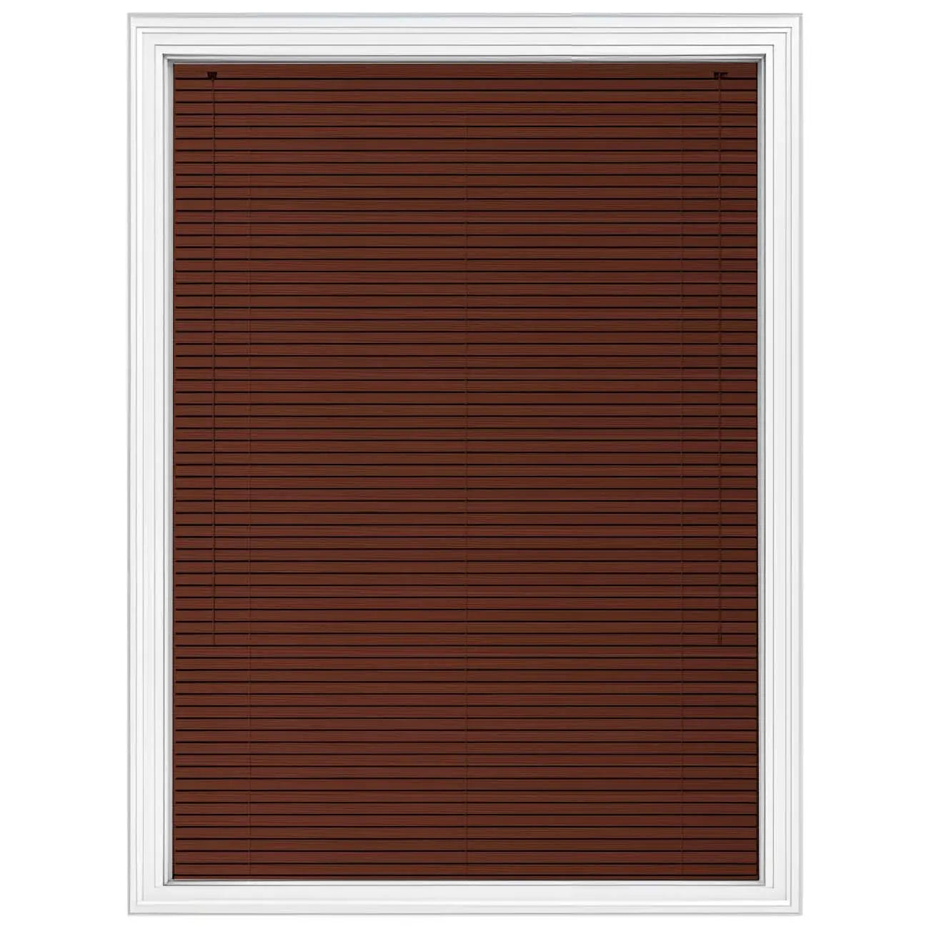 Wholesale Walnut PVC Venetian Blinds 25mm Slats Wood Grain Effect Window Blind RoyalHomeFurnishing