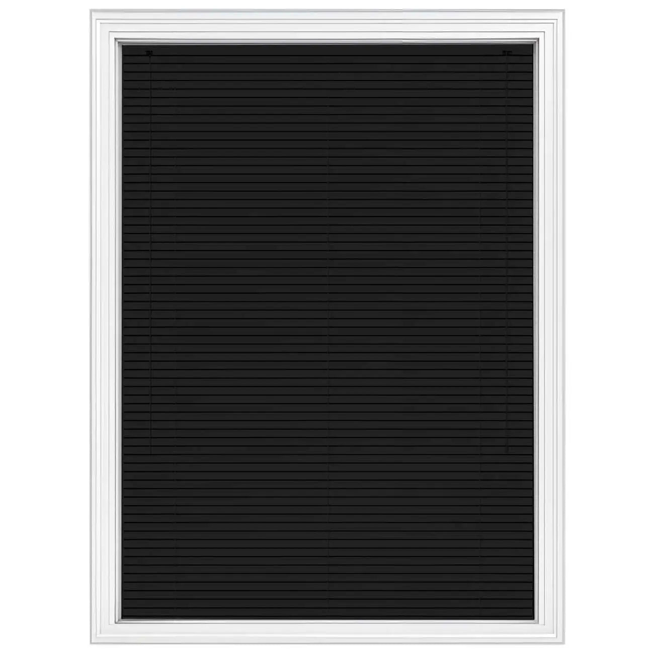 Wholesale Black PVC Venetian Blinds 25mm Slats Window Blind RoyalHomeFurnishing