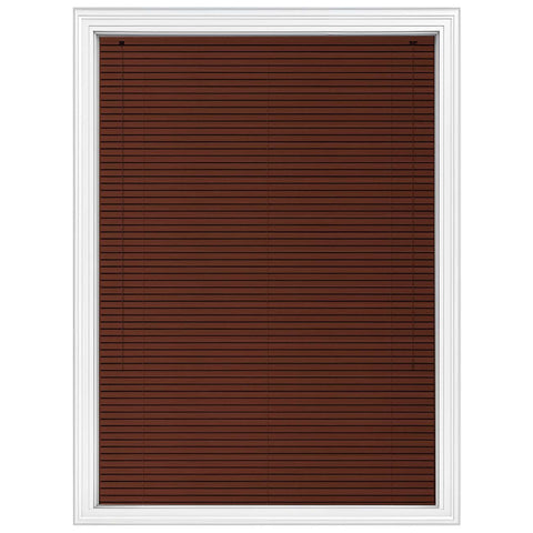 Walnut PVC Venetian Blinds 25mm Slats Wood Grain Effect Window Blind RoyalHomeFurnishing