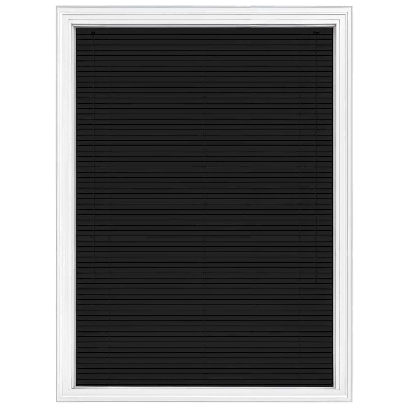 Black PVC Venetian Blinds 25mm Slats Window Blind RoyalHomeFurnishing