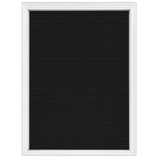 Black PVC Venetian Blinds 25mm Slats Window Blind RoyalHomeFurnishing