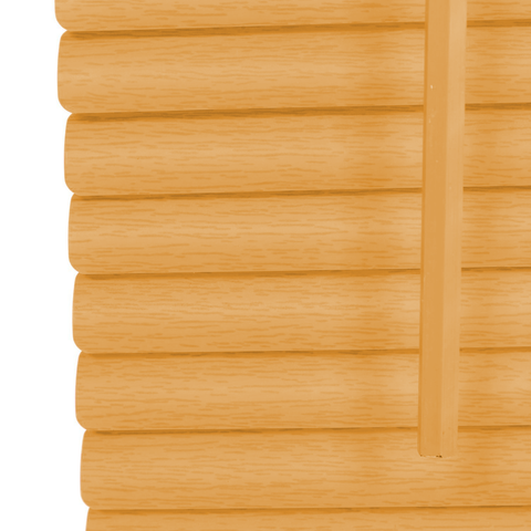 Teak PVC Venetian Blinds 25mm Slats Wood Grain Effect Window Blind RoyalHomeFurnishing