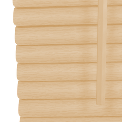 Natural PVC Venetian Blinds 25mm Slats Wood Grain Effect Window Blind RoyalHomeFurnishing