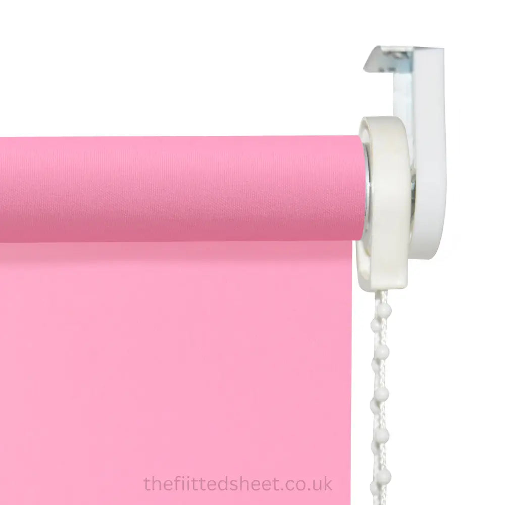 Square Eyelet Light Filtering roller blinds – Pink EV Dekor