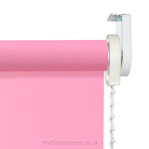 Square Eyelet Light Filtering roller blinds – Pink EV Dekor