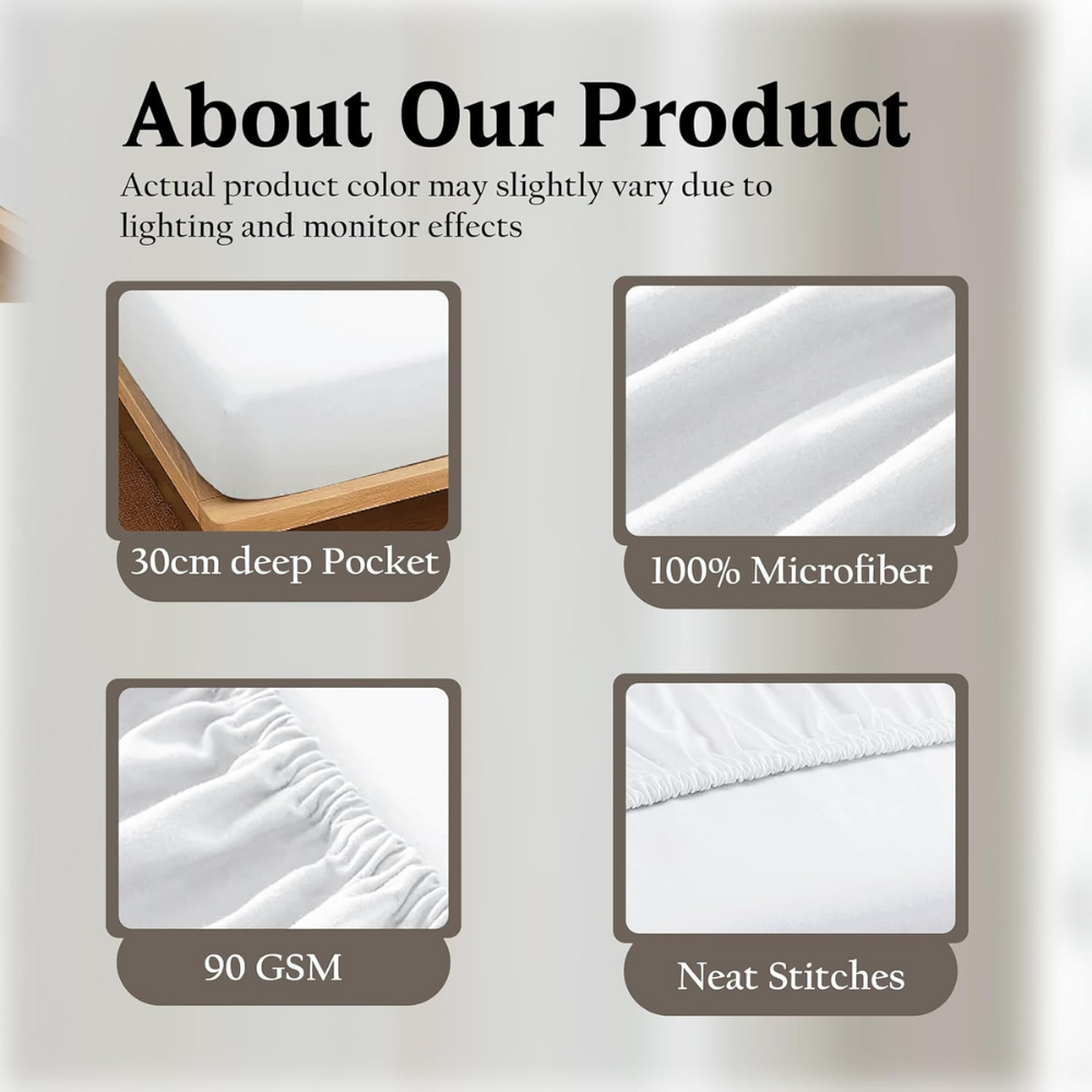 microfiber fitted sheets 