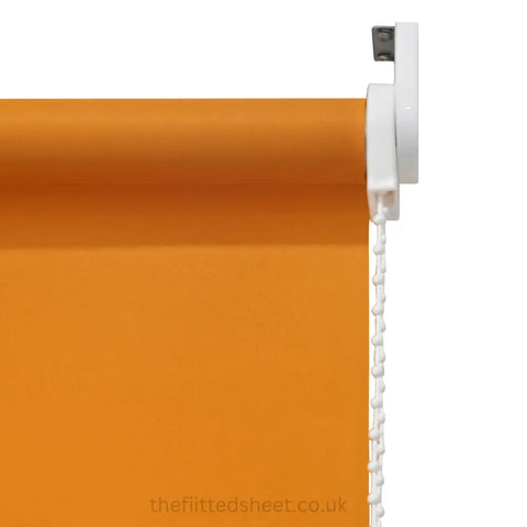 Square Eyelet Light Filtering roller blinds – Ochre EV Dekor