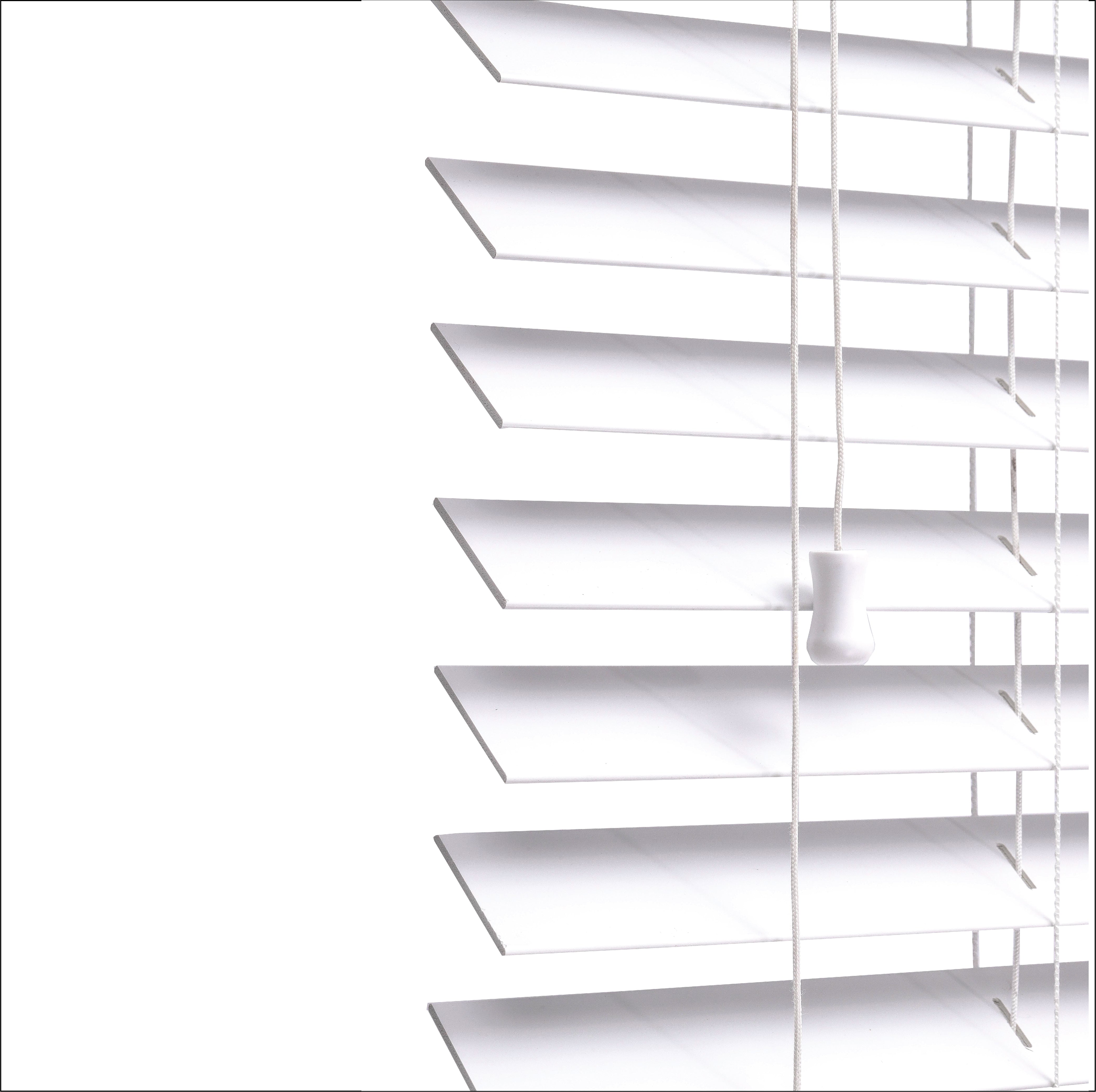 String Faux Wood Venetian Blinds white 50MM Slats Window Blind RoyalHomeFurnishing