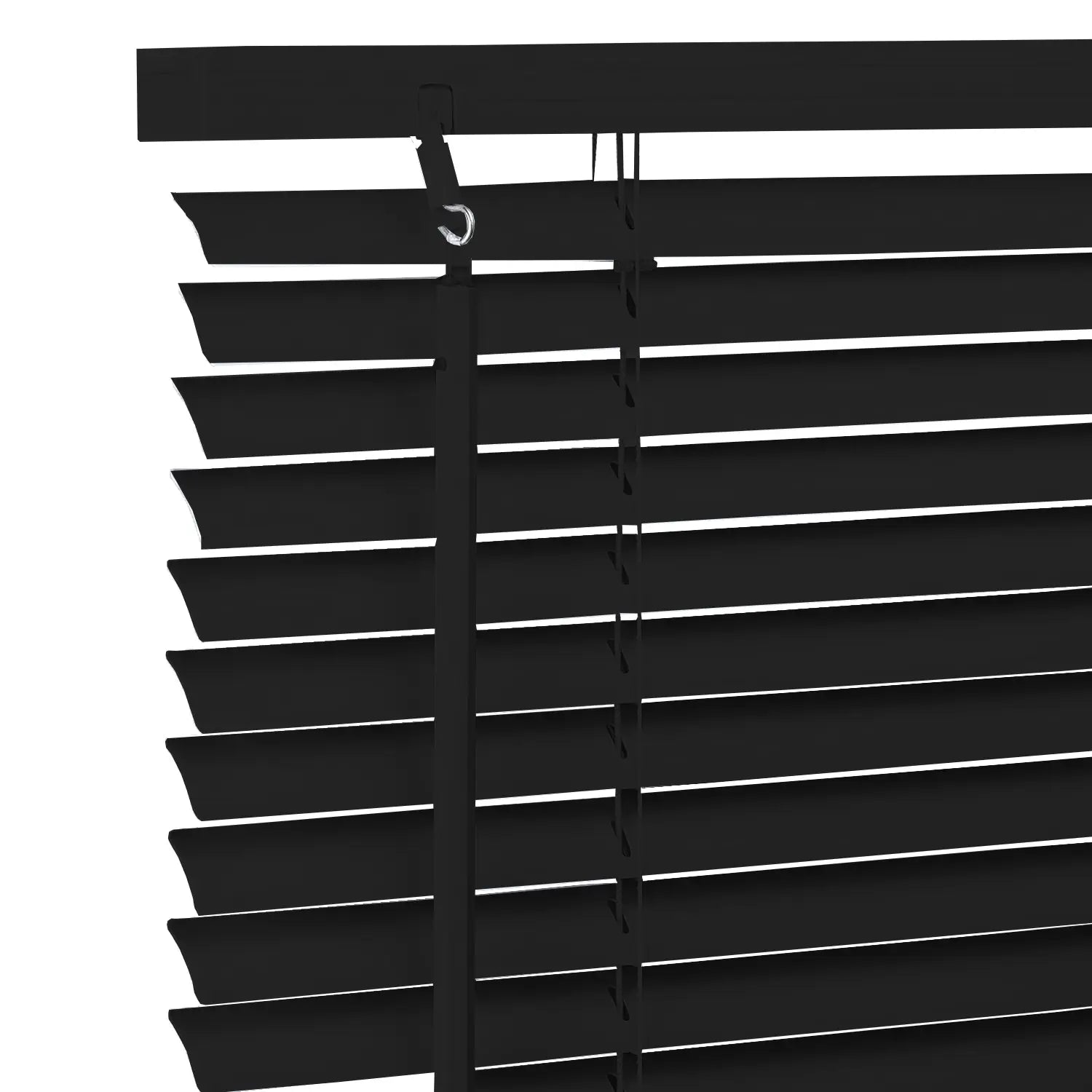 Wholesale Black PVC Venetian Blinds 25mm Slats Window Blind RoyalHomeFurnishing