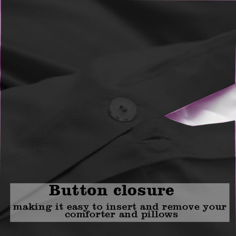 Plain Black Duvet cover Bedding set