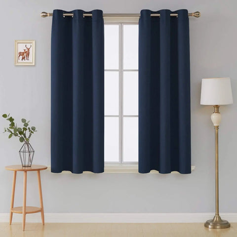 blackout curtains navy