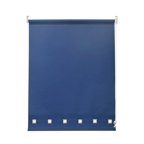 Wholesale Daylight Blinds Square Eyelet Roller Blind - Blue RoyalHomeFurnishing