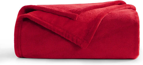 flannel fleece blanket red