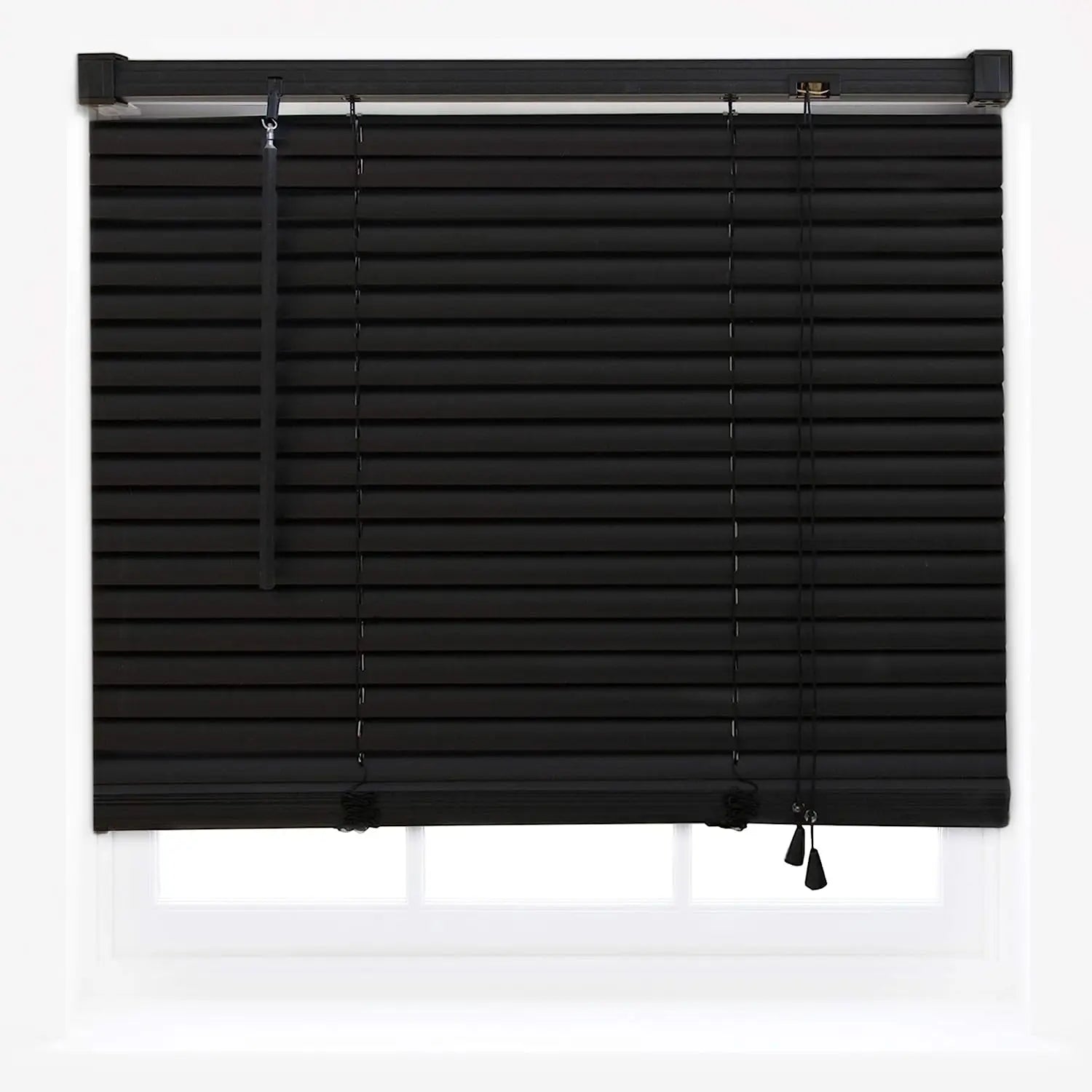 pvc venetian blind black