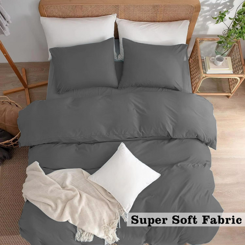 Plain Grey Duvet cover