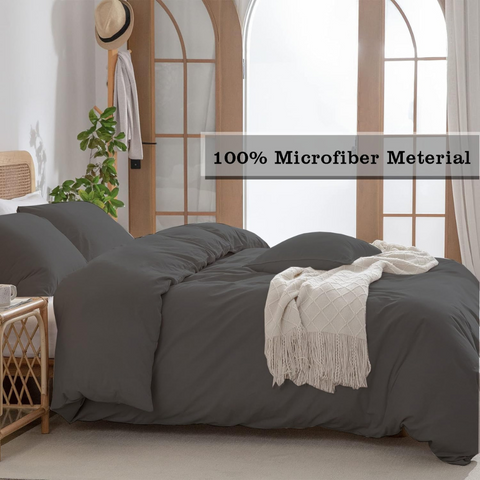 Plain Grey Duvet cover