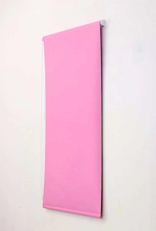 black out roller blinds pink