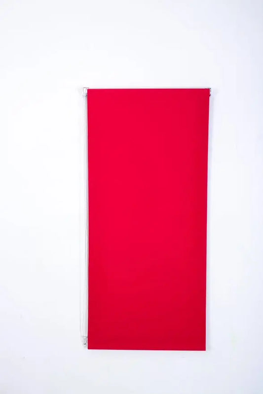 blackout roller blinds red